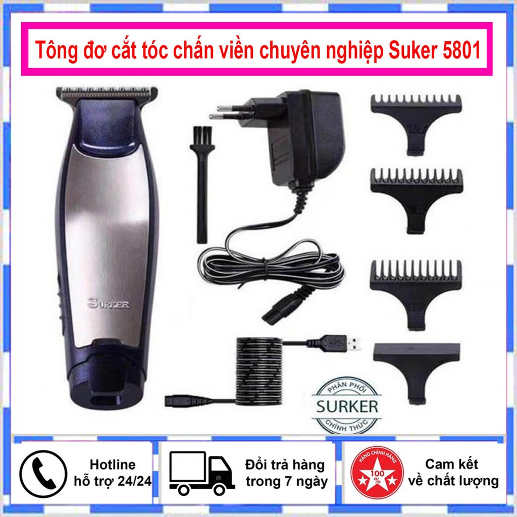 Tông đơ bấm viền đẳng cấp SUKER 5801 cho đường viền sắc nét