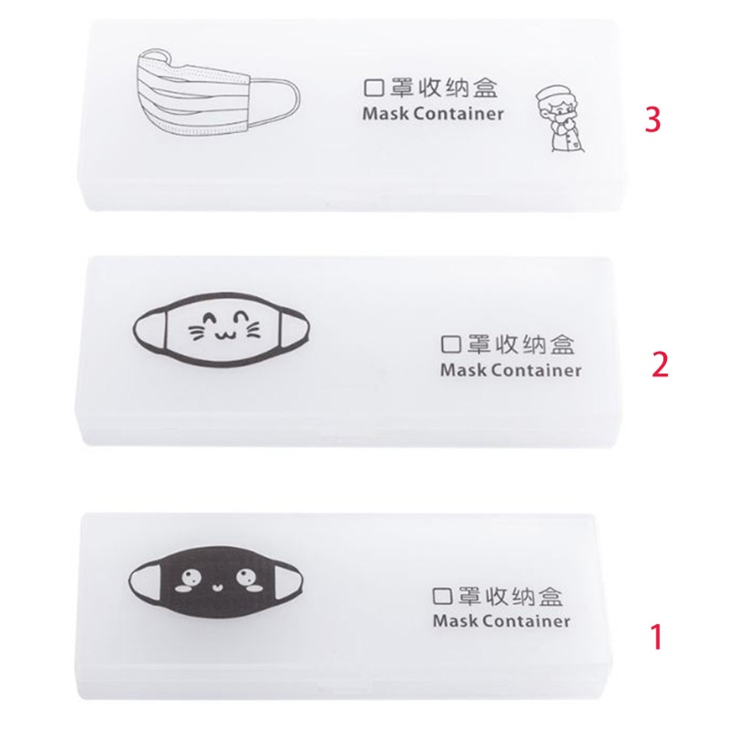 Hộp Đựng Đồ Bằng Nhựa Trong Mờ Hình Chữ Nhật In Họa Tiết Hoạt Hình