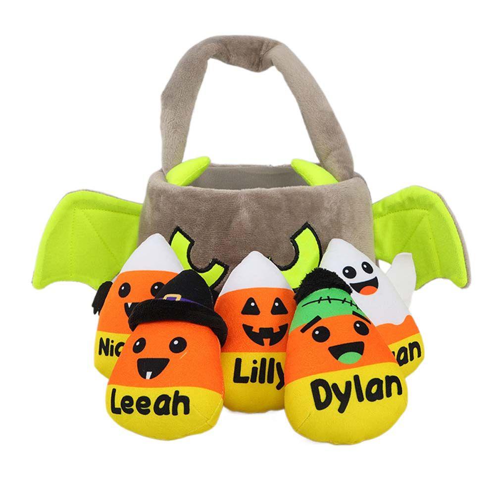 Đồ chơi nhồi bông Hình Quả Bí Ngô / Dơi / Bí Ngô Mềm Mại Vui Nhộn Trang Trí Nhà Cửa