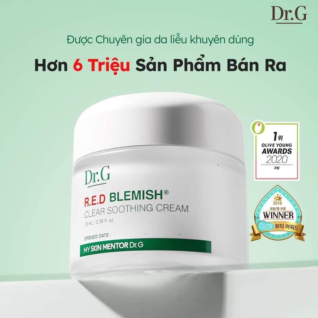 Kem dưỡng Dr.G Red Blemish Clear Soothing Cream mini