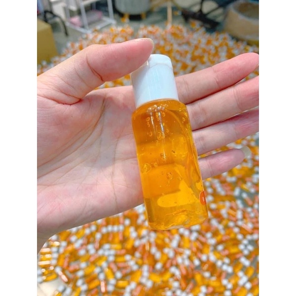 serum cấy Trắng vitamin C lẻ 1 chai 40g màu cam