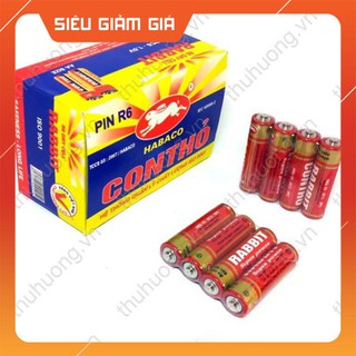 [sỉ ib] Hộp 40 viên pin con thỏ size AA, AAA