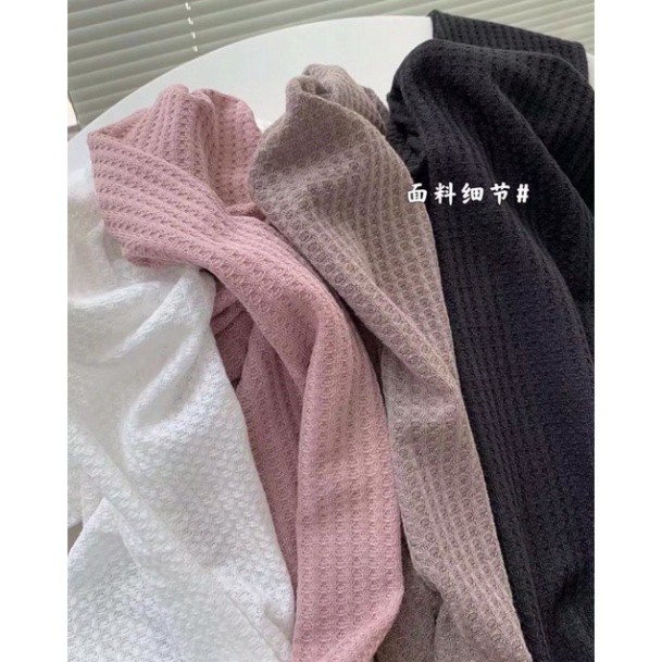 Áo len dài tay nữ thu đông, áo sweater phong cách hàn quốc - Áo len tăm cổ 3 phân mềm mịn, co giãn nhiều màu sắc, áo len