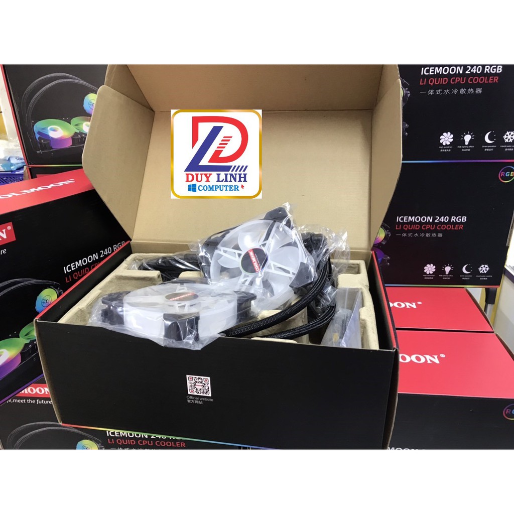 [Mã ELHAMS5 giảm 6% đơn 300K] Tản Nhiệt Nước All in One Coolmoon ICEMOON 240 RGB