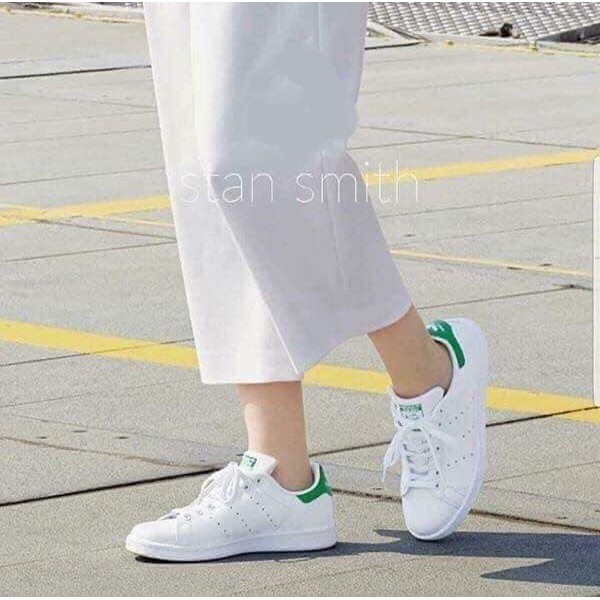 Giày thể thao stan smith trắng gót xanh lá thời trang giá giẻ  giày thể thao97