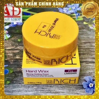 Sáp vuốt tóc siêu cứng Livegain Premium Rich Hard Wax Fix Hàn Quốc 110g