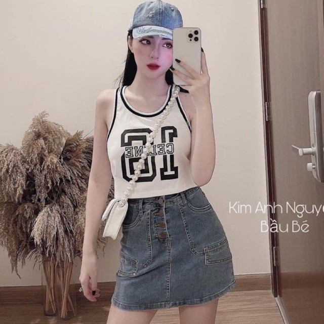 Áo ba lỗ viền cotton số 16 siêu hot chất đẹp l1