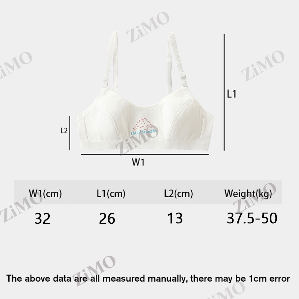 ZiMO  10-16 Cute Pattern Children Bra Girls Training Bra Teen Girl Student Vest Baby Bra Girls Underwear