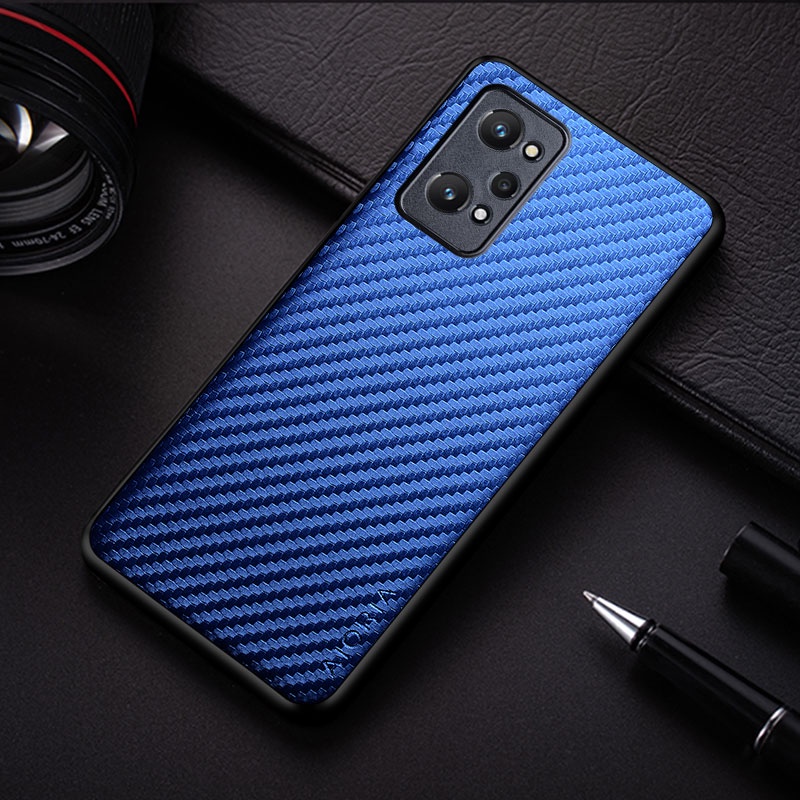 Bao Da Điện Thoại Họa Tiết Sợi carbon Cho oppo realme gt neo 2 neo2 5g oppo realme gt2 pro Ốp