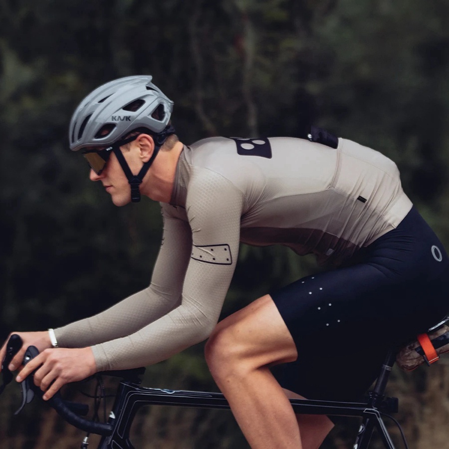 Áo Đạp Xe Dài Tay Thoáng Khí Mau Khô Cho Nam