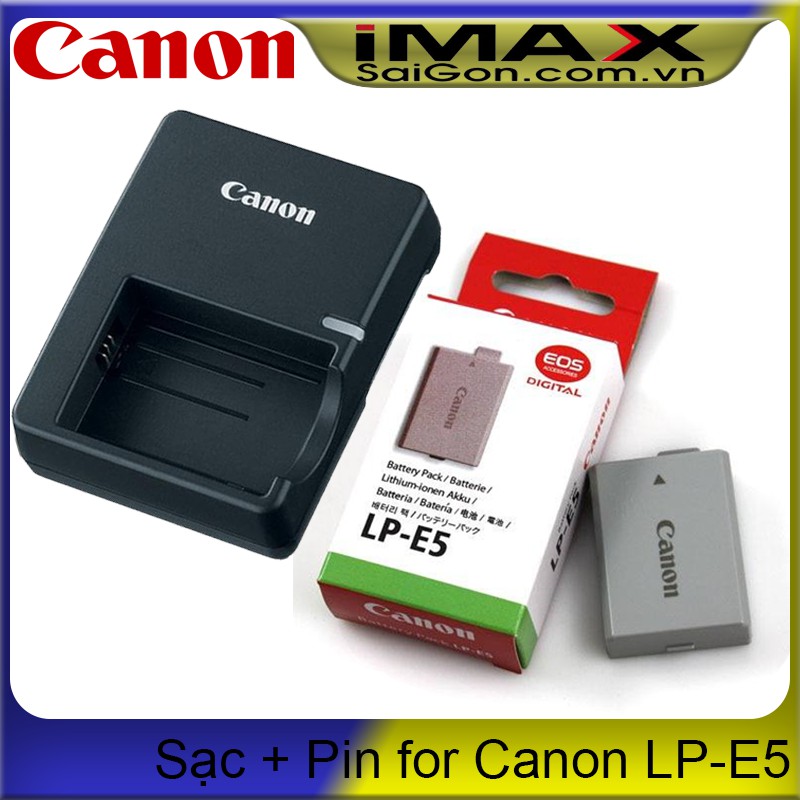 Bộ 1 pin 1 sạc thay thế cho Canon LP-E5