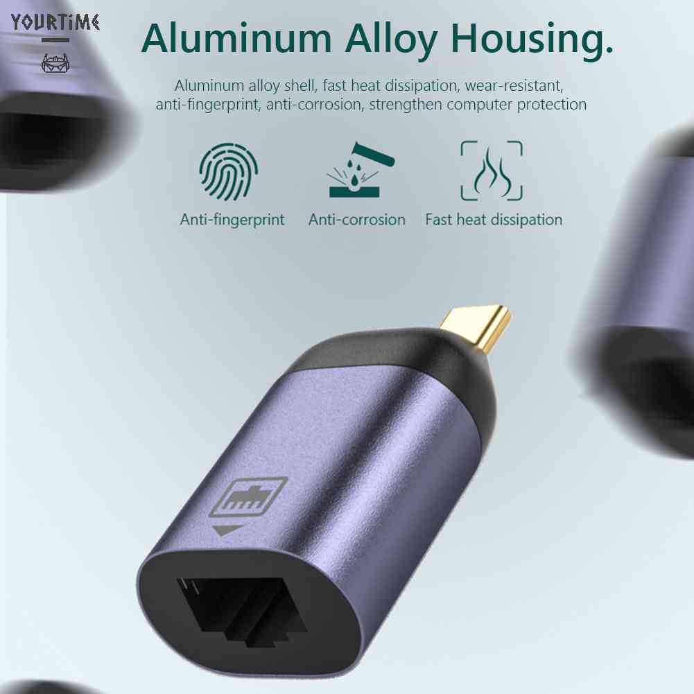 Bộ ChuyểN ĐổI 100Mbps USB Type-C Sang RJ45