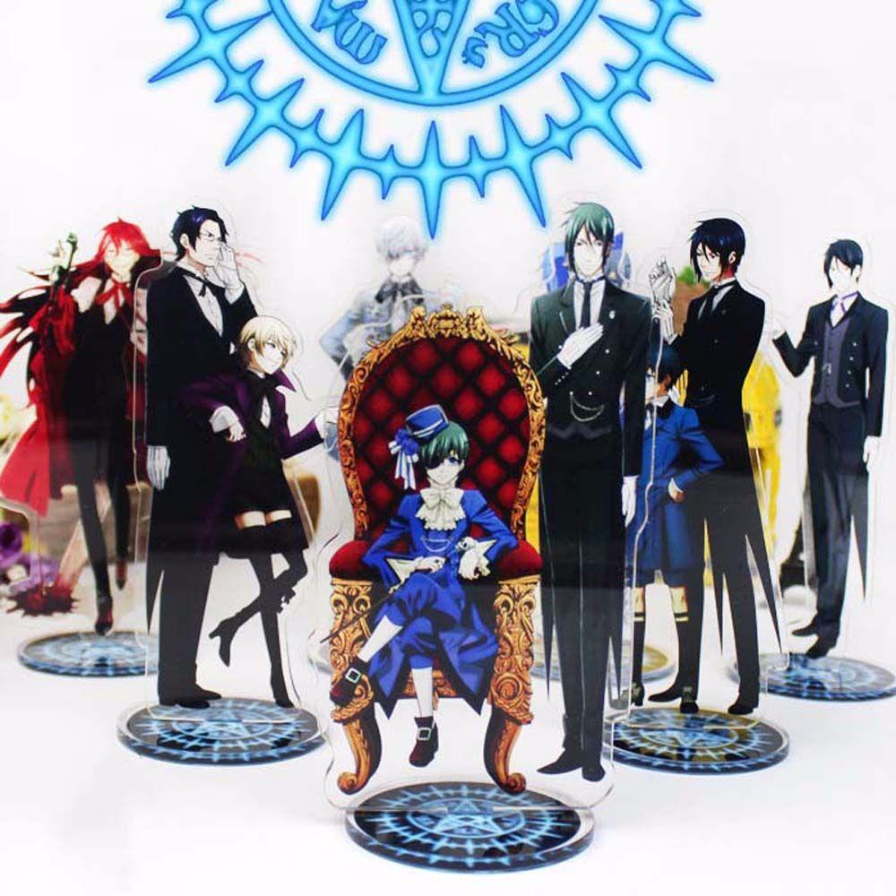 Mô Hình Nhân Vật Michaelis Kuroshitsuji Sebastian Trong Hắc Quản Gia Bằng Acrylic Để Bàn Trang Trí Thẻ