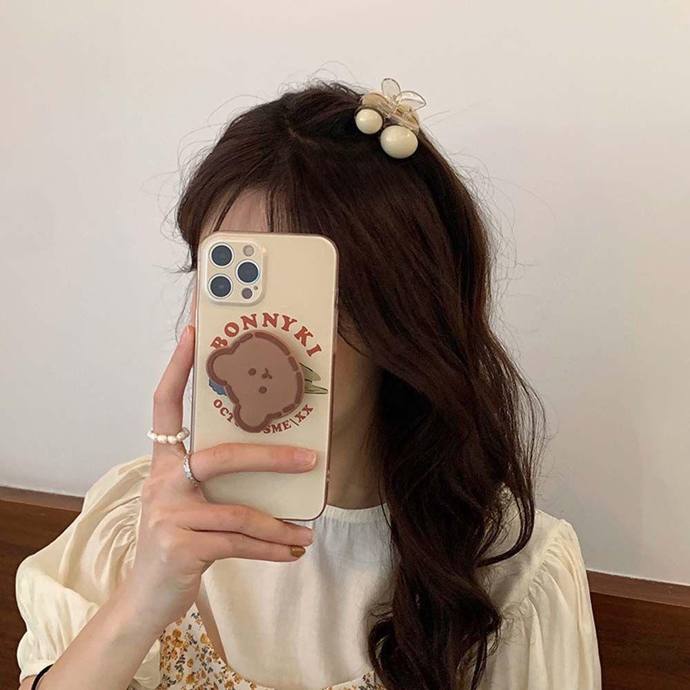 Kẹp Tóc Nhựa Acrylic Hình Quả Cherry Màu Sắc Ngọt Ngào Phong Cách Hàn Quốc