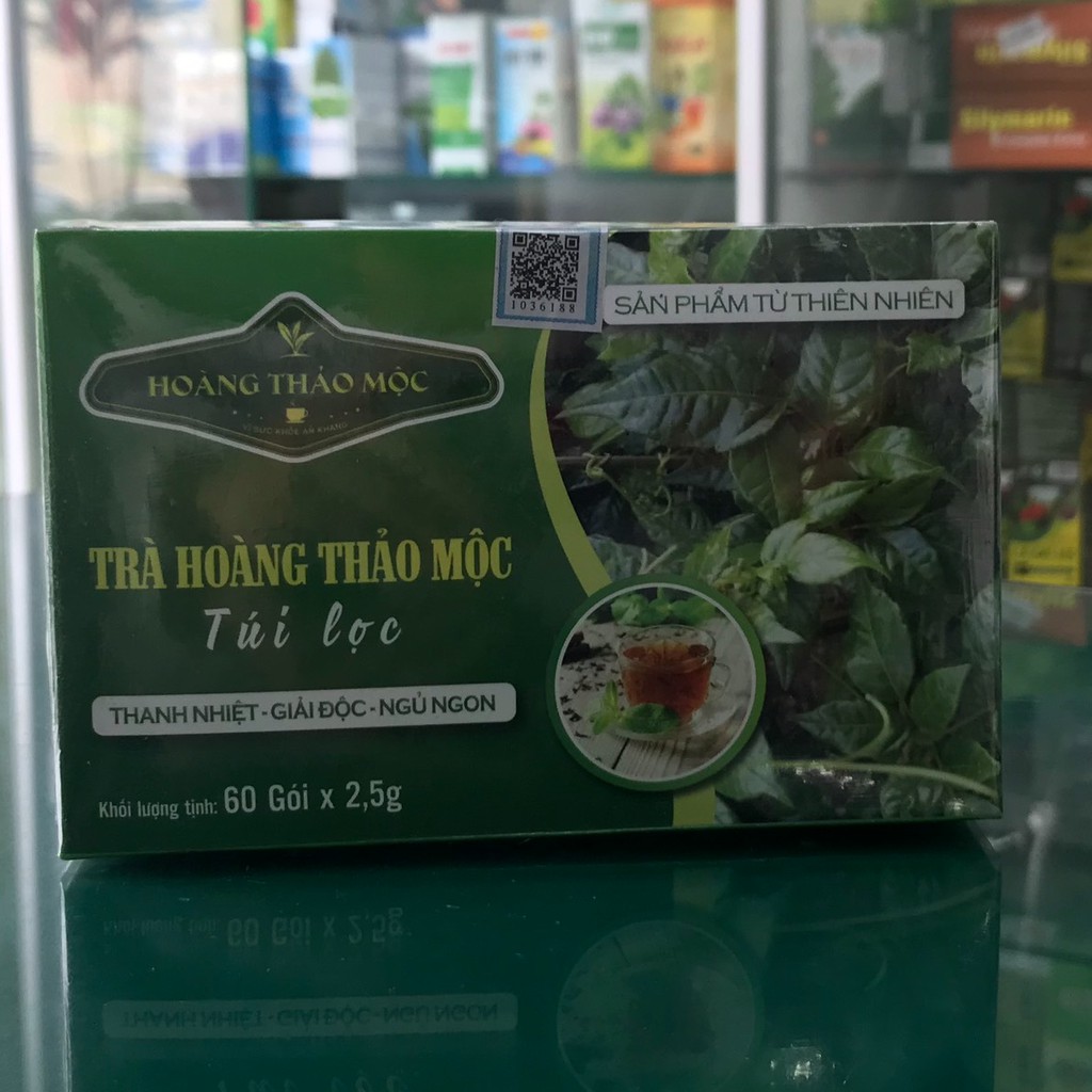Trà Hoàng Thảo Mộc túi lọc-  hỗ trợ cho người mắc bệnh dạ dày, tim mạch, tiểu đường (60 gói)