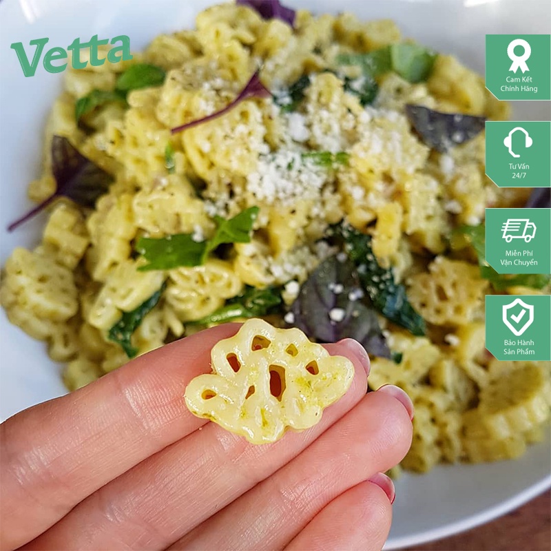 Combo 3 mỳ rau củ yến mạch Vetta Smart Pasta mix dinosaurs - aussie shapes - veg twists