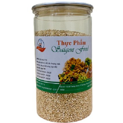 500G Hạt diêm mạch hữu cơ (Quinoa) nhập khẩu MỸ lon pet- SAIGONFOOD