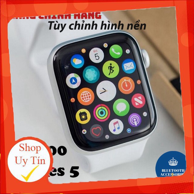 [ĐỔI HÌNH NỀN] Đồng hồ Thông minh SmartWatch T500 Series 5 tự động kết nối Bluetooth, Chống nước IP67 Liên hệ mua hàng 0