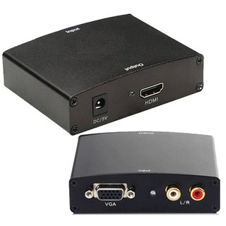 Bộ chuyển đổi tín hiệu từ VGA to HDMI vỏ sắt