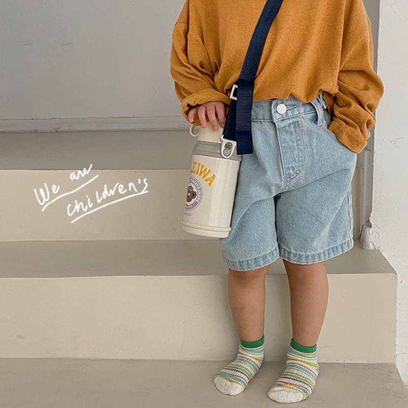 Set 5 đôi vớ KokoroCare MSW-06 cotton mỏng thoáng khí in hình mặt cười nhiều màu S/M/L cho bé trai 1-12 tuổi