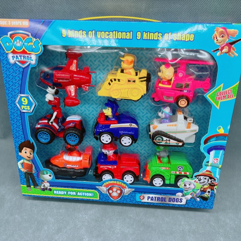 Bộ 9 đội chó cứu hộ cho bé