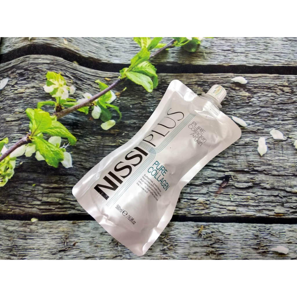 Kem ủ tóc NISSI PLUS collagen Italia túi 500ml