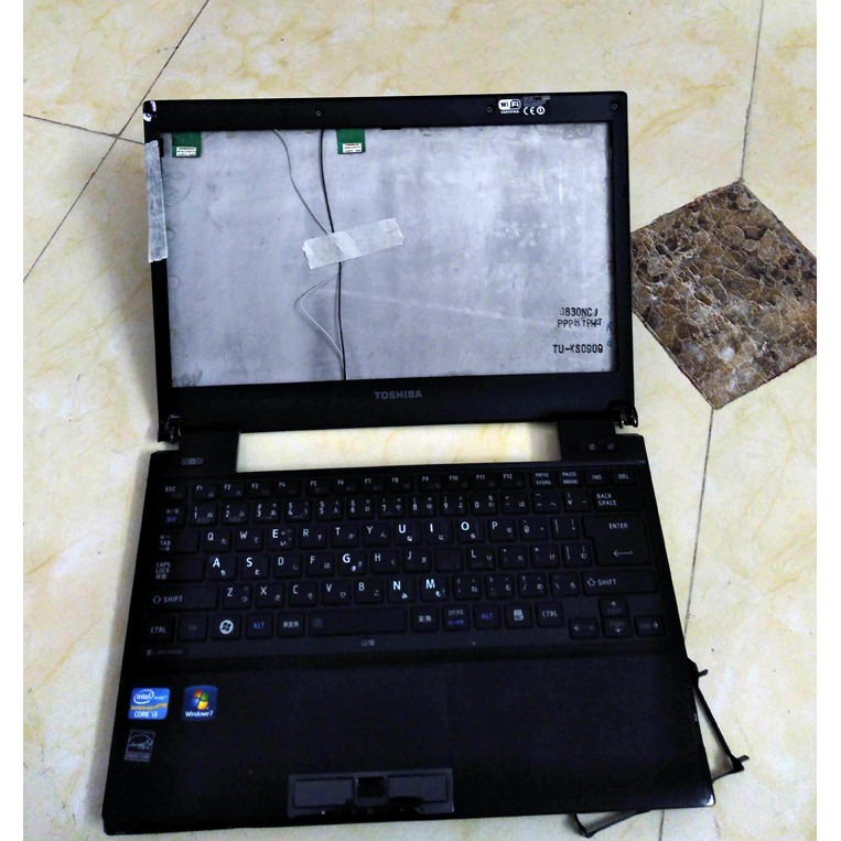 Xác laptop toshiba r731 linh kiện dùng cho r730, r700, r930, r731, r732, rx2, r742, z830, z930, r631, r632