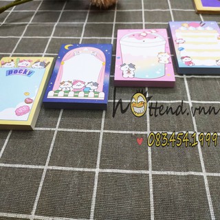 GIấy note bò sữa, Note hình chữ nhật siêu cute