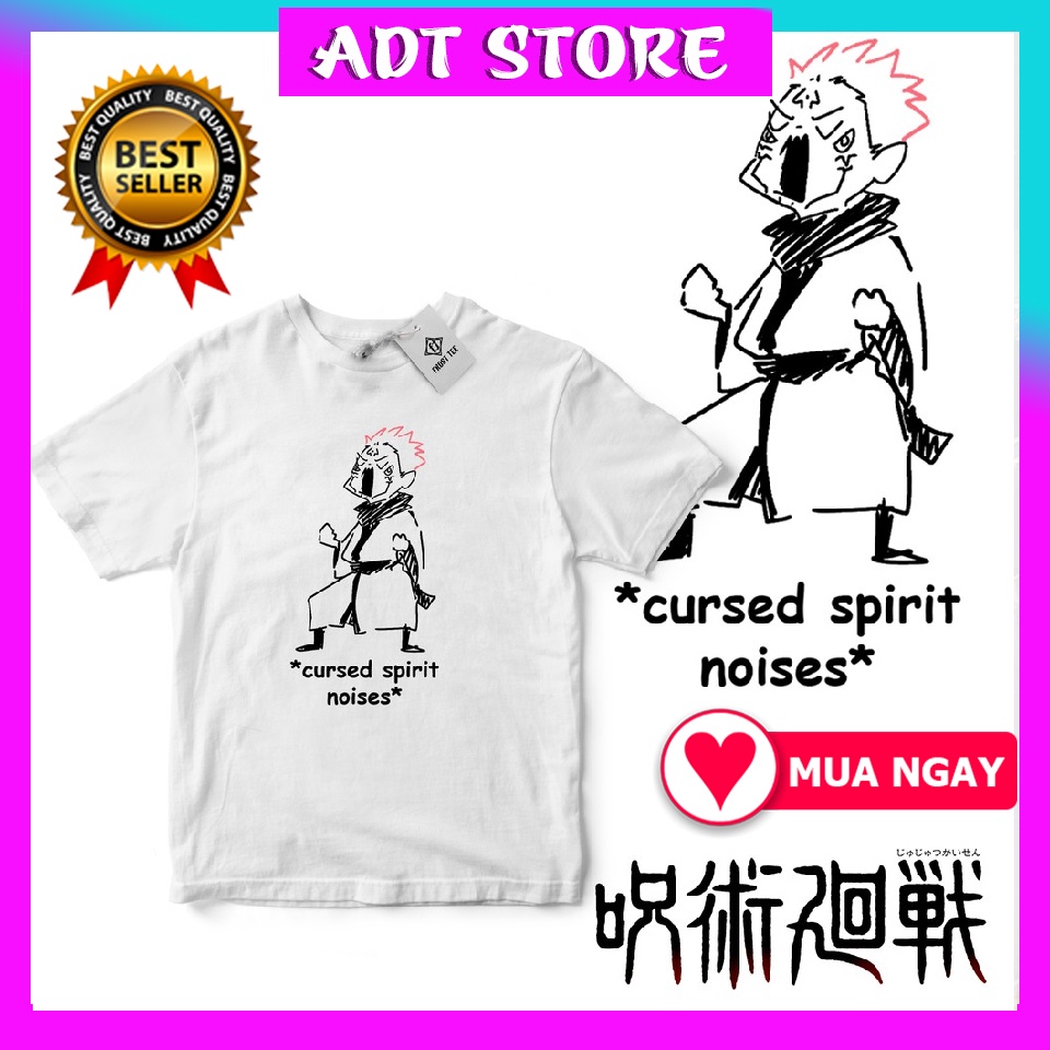 HOT🔥 Áo Phông JUJUTSU KAISEN - SUKUNA SPIRIT NOISES anime manga mẫu mới cực chât