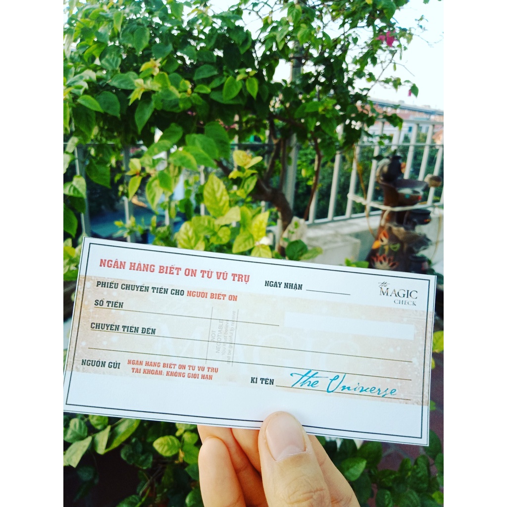 TẤM SEC NHIỆM MÀU / NGÂN PHIẾU KÌ DIỆU / The Magic Check