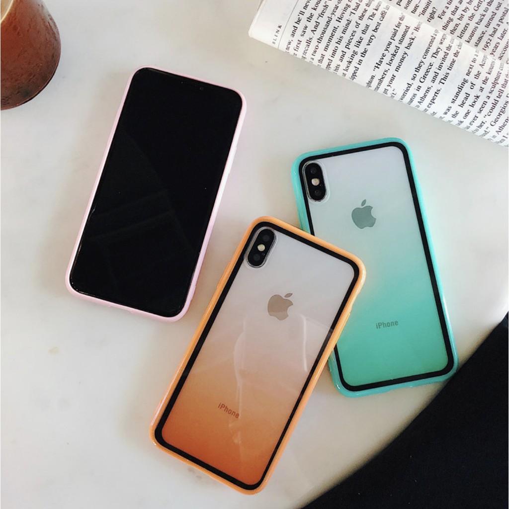 Ốp lưng iphone - ốp iphone Ombre Mica đổi màu  5/5s/6/6plus/6s/6splus/7/7plus/8/8plus/x/xs/11/12/pro/max/plus/promax