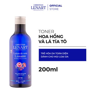 Nước Hoa Hồng Chiết Xuất Hoa Hồng & Hoa Phong Lan Christian Lenart Lotion De Soin Lissante 200ml