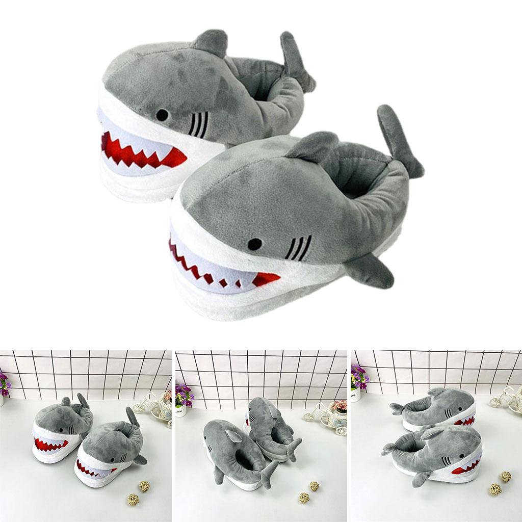 Dép Bông Đi Trong Nhà Hình Cá Mập Dễ Thương