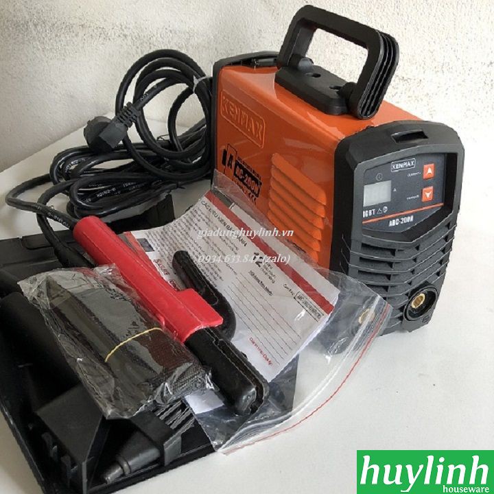 Máy hàn que điện tử mini Kenmax ARC 200N - Có màn hình