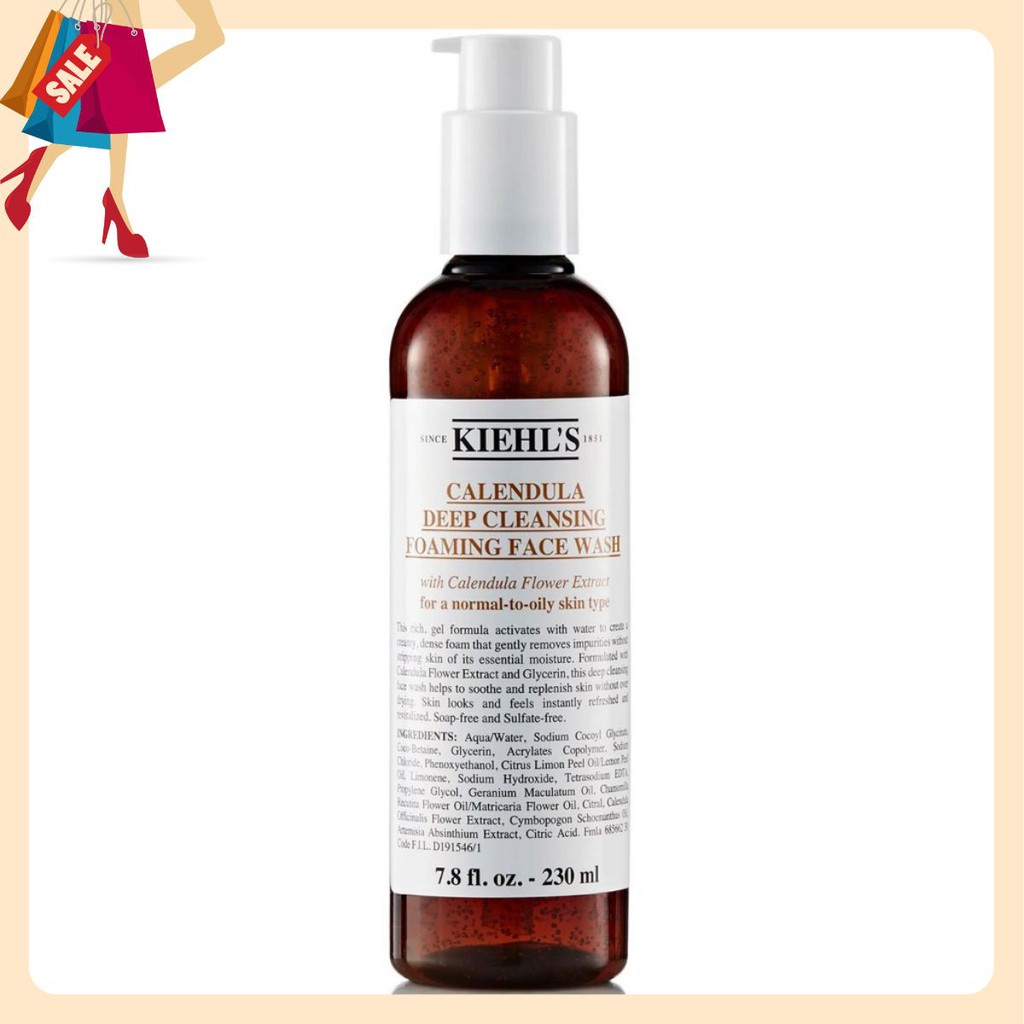 [TOP SKINCARE] Sữa Rửa Mặt Hoa Cúc - Kiehl’s Calendula Deep Cleansing Foaming Face Wash [BÁN CHẠY] | BigBuy360 - bigbuy360.vn