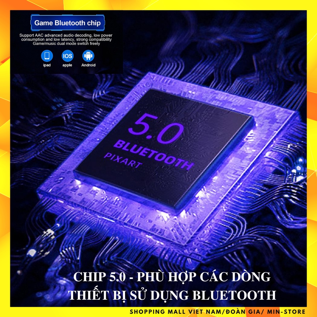 Tai nghe gaming nhét tai bluetooth không dây chơi game Dogitek K68 thiết kế thể thao