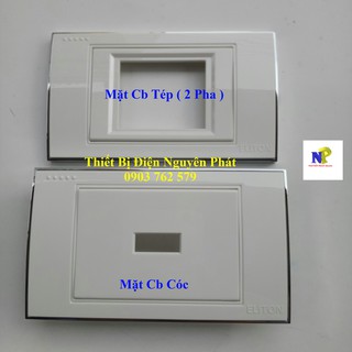 [ELITON] Mặt Át Khối E5 Viền Mạ Crom - Hàng Cao Cấp