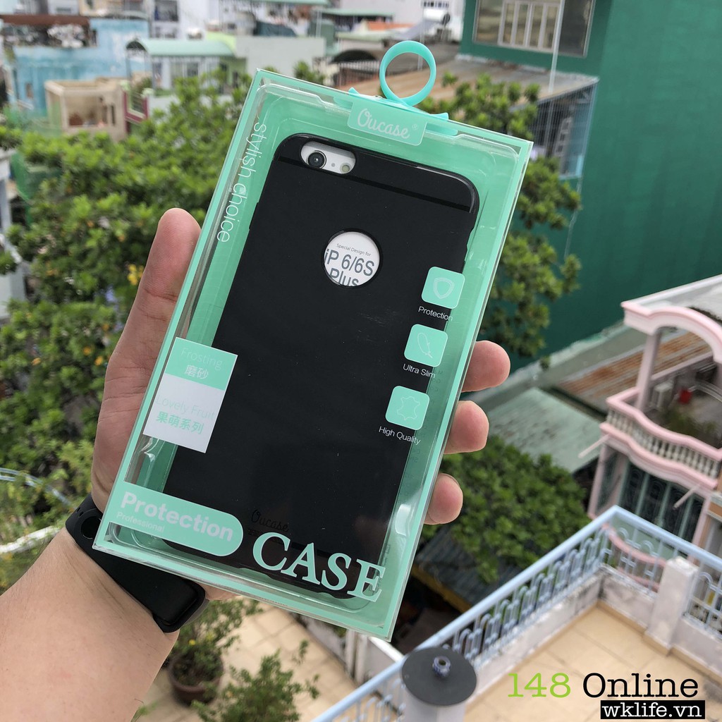 Ốp iPhone Dẻo Oucase Siêu Mỏng Chống Bám Vân Tay