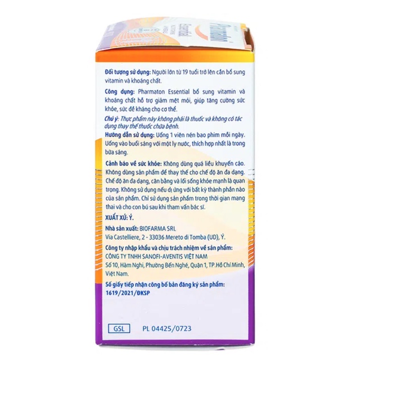 PHARMATON Essential – Bổ sung vitamin & khoáng chất với hỗn hợp Vitamin B