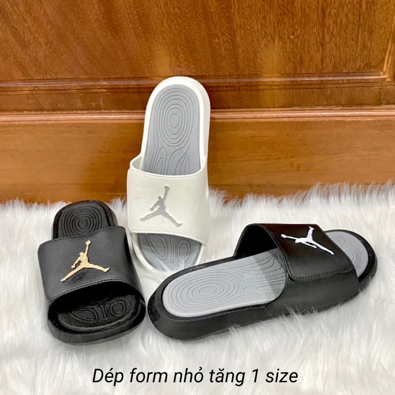 Dép Jordan quai ngang nam nữ 4 màu siêu bền FORM NHỎ TĂNG 1 SIZE