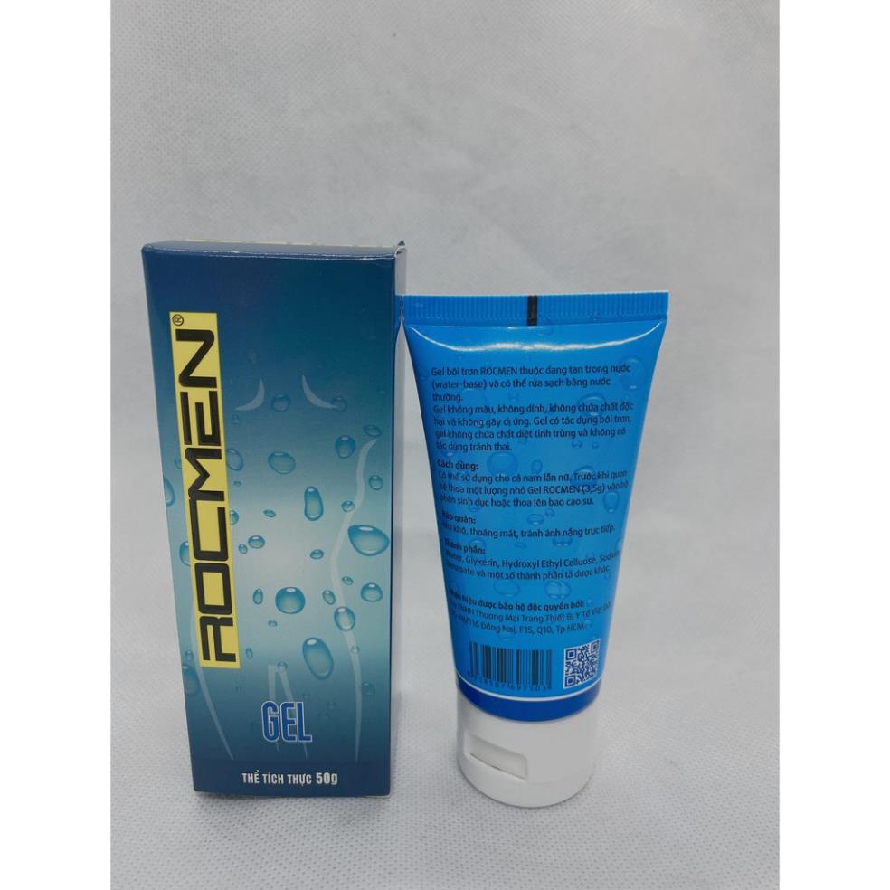Gel bôi trơn Dành cho Nam giới Rocmen - 50g  XMARVEL