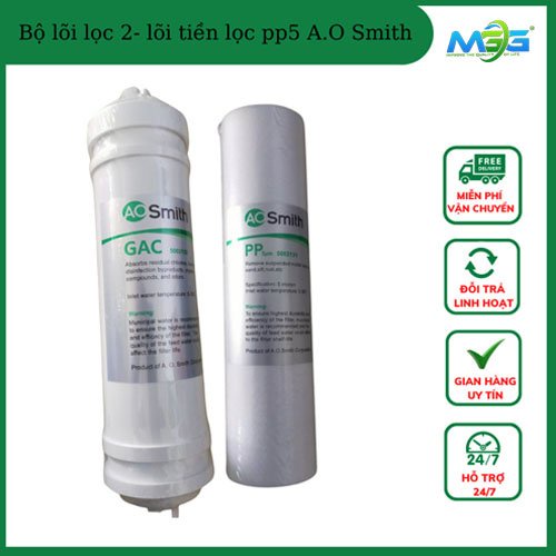 Lõi lọc cho máy lọc nước RO A.O.Smith aosmith M1 1E S2 G1 G2  (dòng máy undersink đặt gầm chậu)