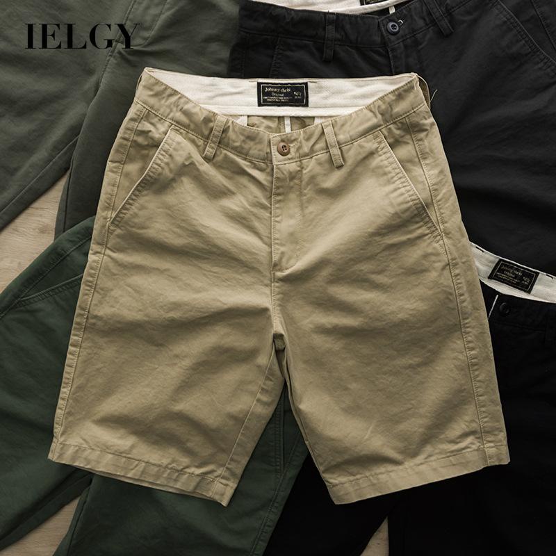 Quần Short Dáng Suông Rộng Phong Cách Thời Trang Retro Nhật Bản Cho Nam Giới