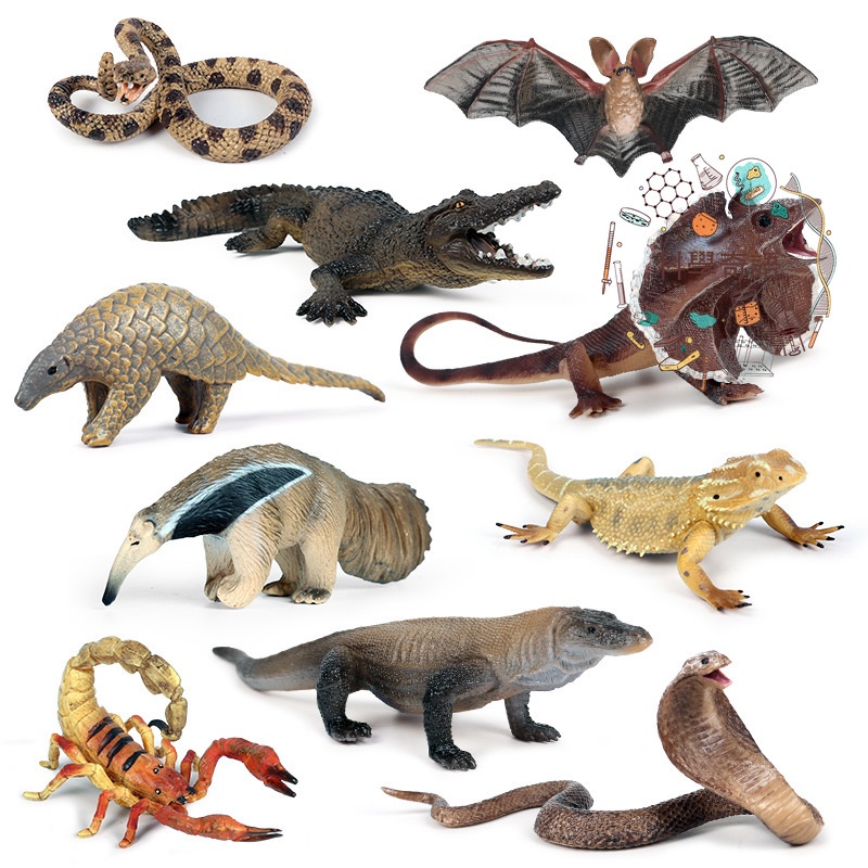 ☸Từ Khoa Học Odd☸Mô Hình Thằn Lằn Centipede Ant Beast Trang Trí Halloween