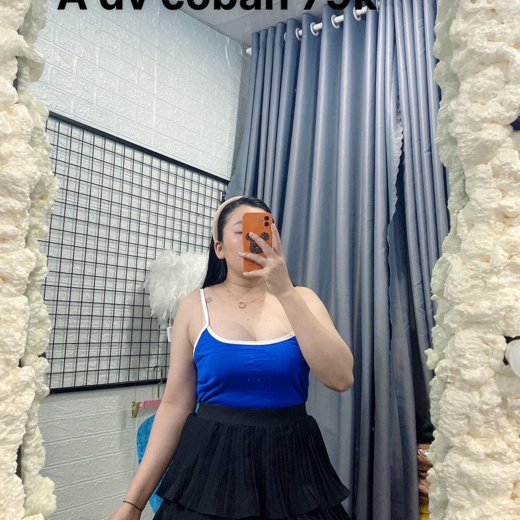 Áo dây bigsize(60 đến 95kg)béo bigsize,áo dây viền bigsize có mút ngực mã dv