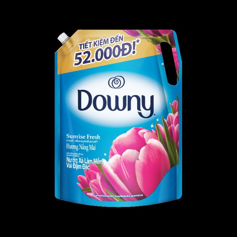 Nước Xả Vải Downy Nắng Mai Dạng Túi 2.4L