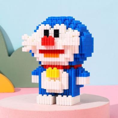 Lego 3D BST nhân vật trong phim Doremon, bộ lắp ráp mô hình Doremon, Nobita, Xuka, Chaien, Xeko