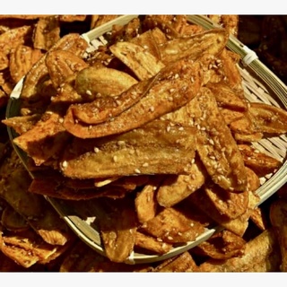 Chuối sấy mè