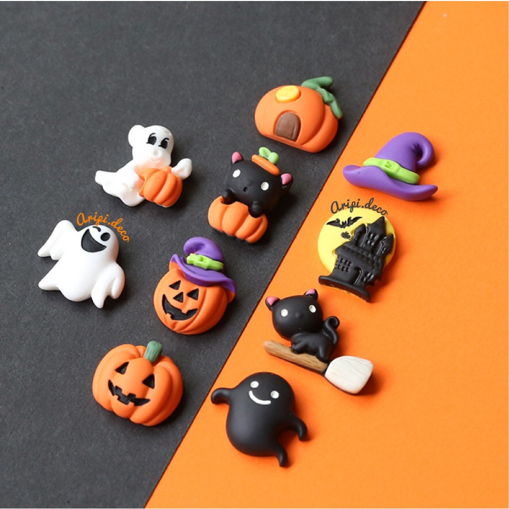 Charm halloween đáng yêu B50 /Nguyên liệu làm phụ kiện handmade vòng tay / resin