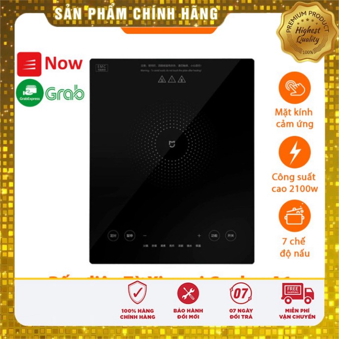 Bếp điện Từ Xiaomi Induction Cooker A1 không kén nồi công suất cao ăn lẩu nấu ăn cao cấp mặt kính đa năng đẹp giá rẻ bền